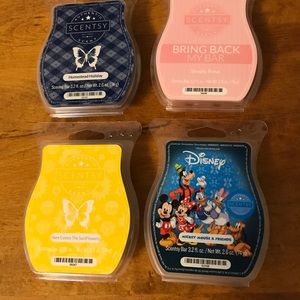 Scentsy Wax Bars, 4 packages never used